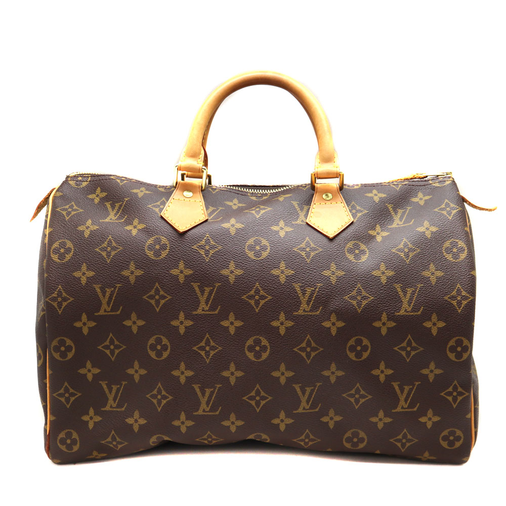 ルイヴィトン Louisvuitton M41524 スピーディ35 ハンドバッグ モノグラム ブラウン【中古】