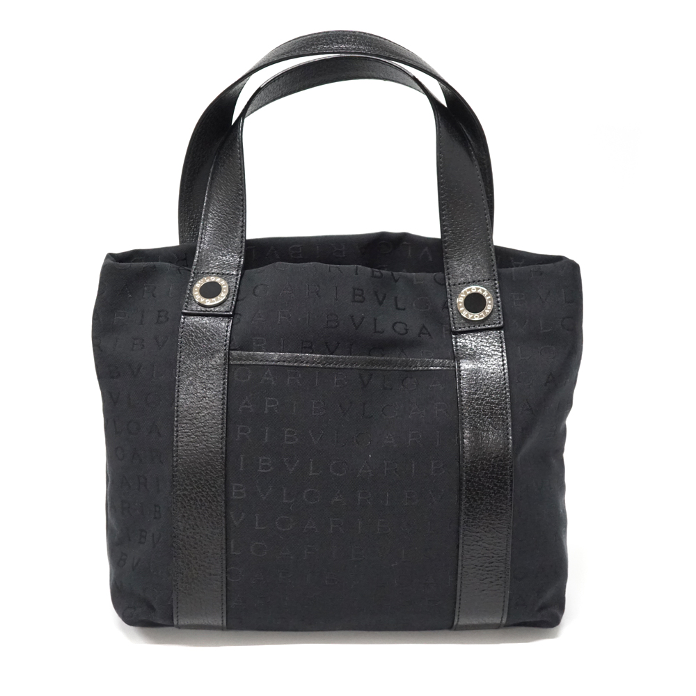 ブルガリ Bvlgari 22278トートバッグ ロゴマニア 【中古】