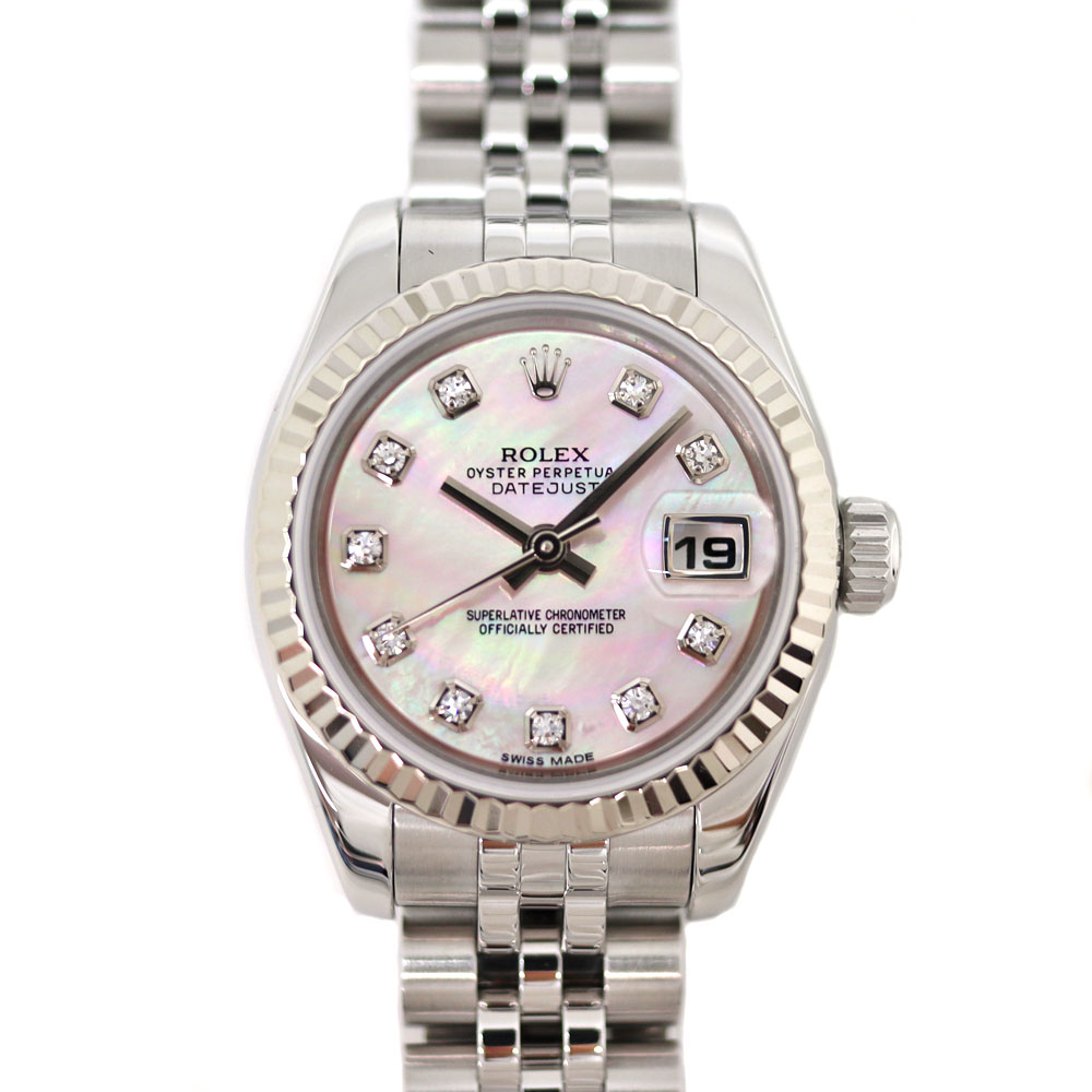 ロレックス Rolex 179174NG デイトジャスト シェル ダイヤ 【中古】