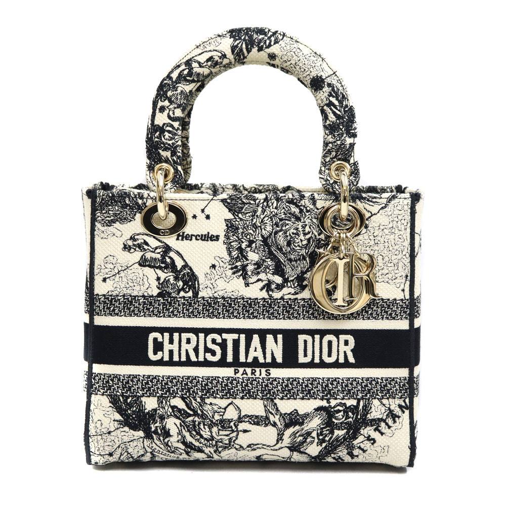 クリスチャンディオール Christian Dior M0565ORHZ レディディオール ホワイト×ブラック【中古】