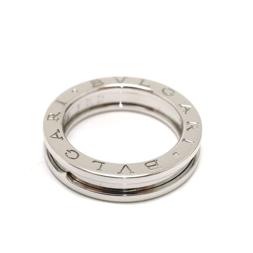 ブルガリ Bvlgari B-ZERO1 ビーゼロワンリング 1バンド K18WG 18金 ホワイトゴールド 指輪【中古】