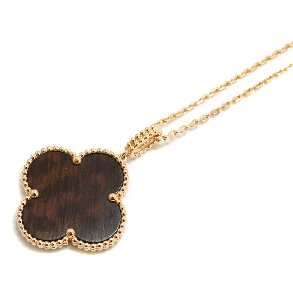 ヴァンクリーフ&アーペル Van cleef&arpels ヴァンクリーフマジックアルハンブラネックレス K18PG ピンクゴールド【中古】