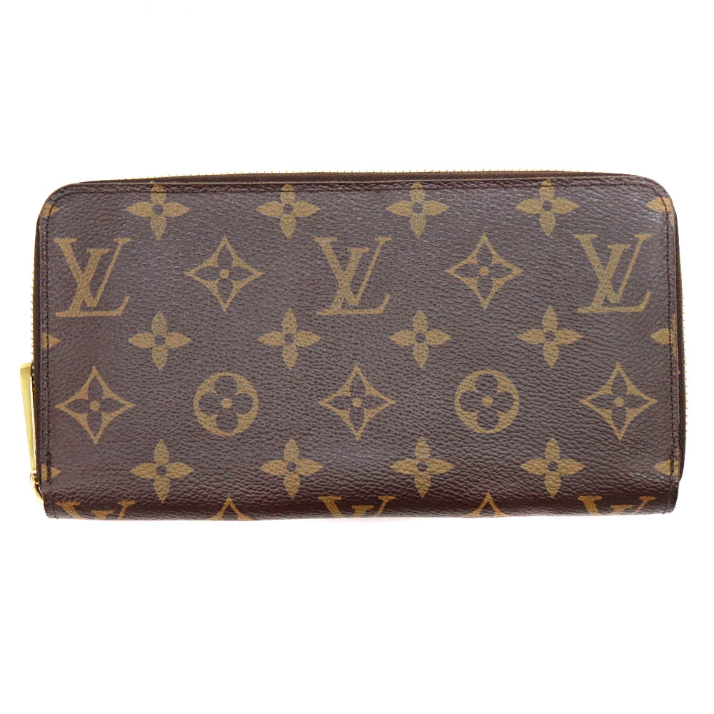 ルイヴィトン Louis vuitton M60017 ジッピーウォレット モノグラム ブラウン【中古】