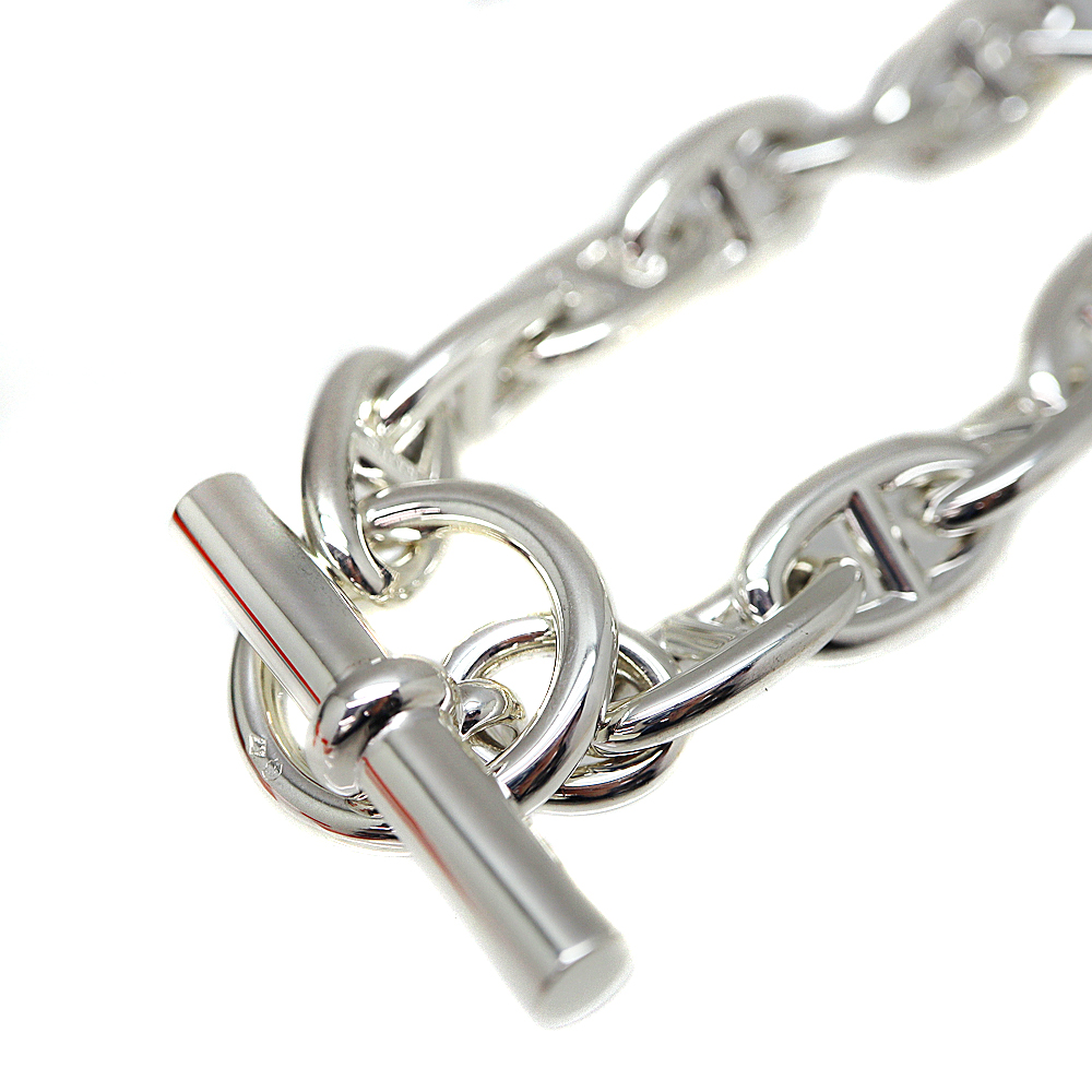 エルメス Hermes シェーヌダンクルGM Ag925 シルバー ブレスレット【中古】