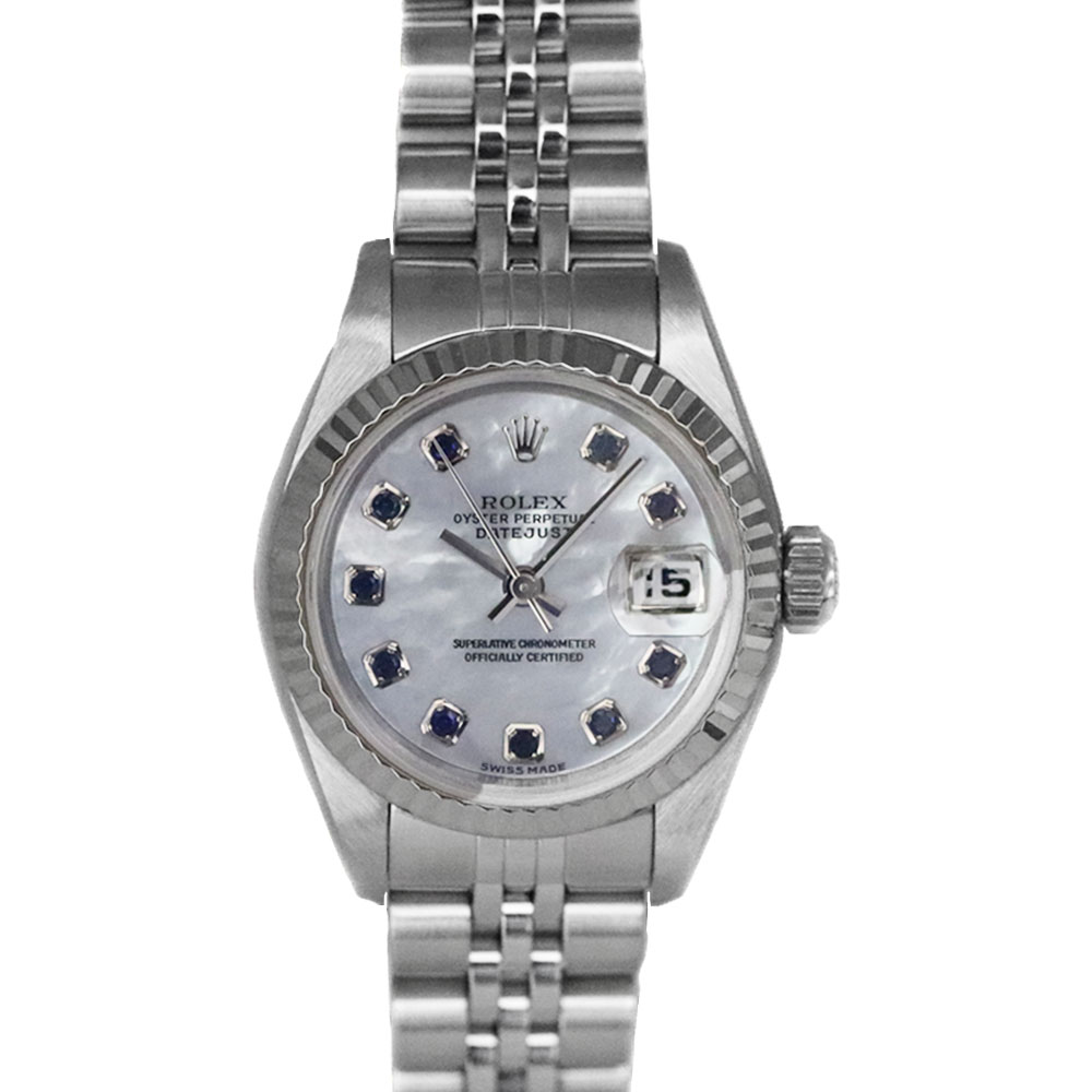 ロレックス Rolex 79174NGS デイトジャスト ホワイトシェル サファイヤ 【中古】