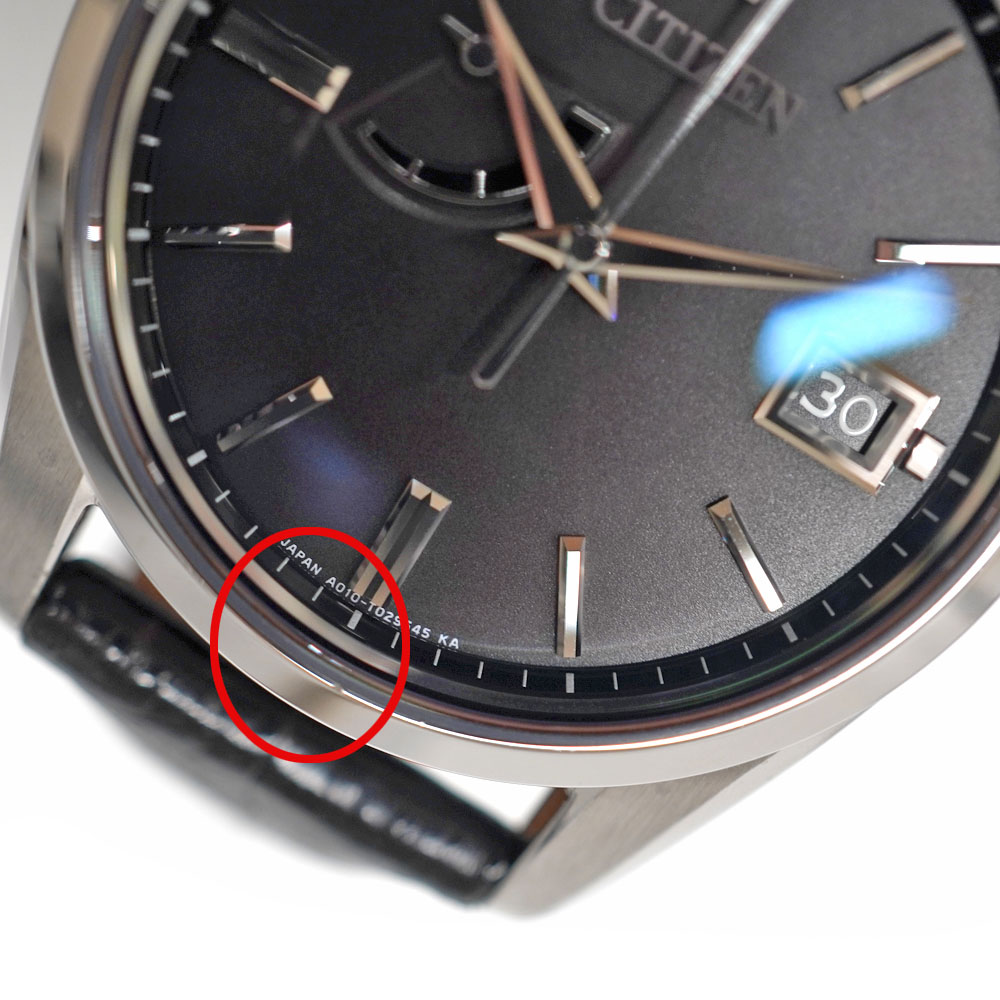 美品The citzen ザシチズンAQ1010-03E年差クォーツベルト新品 質屋かん