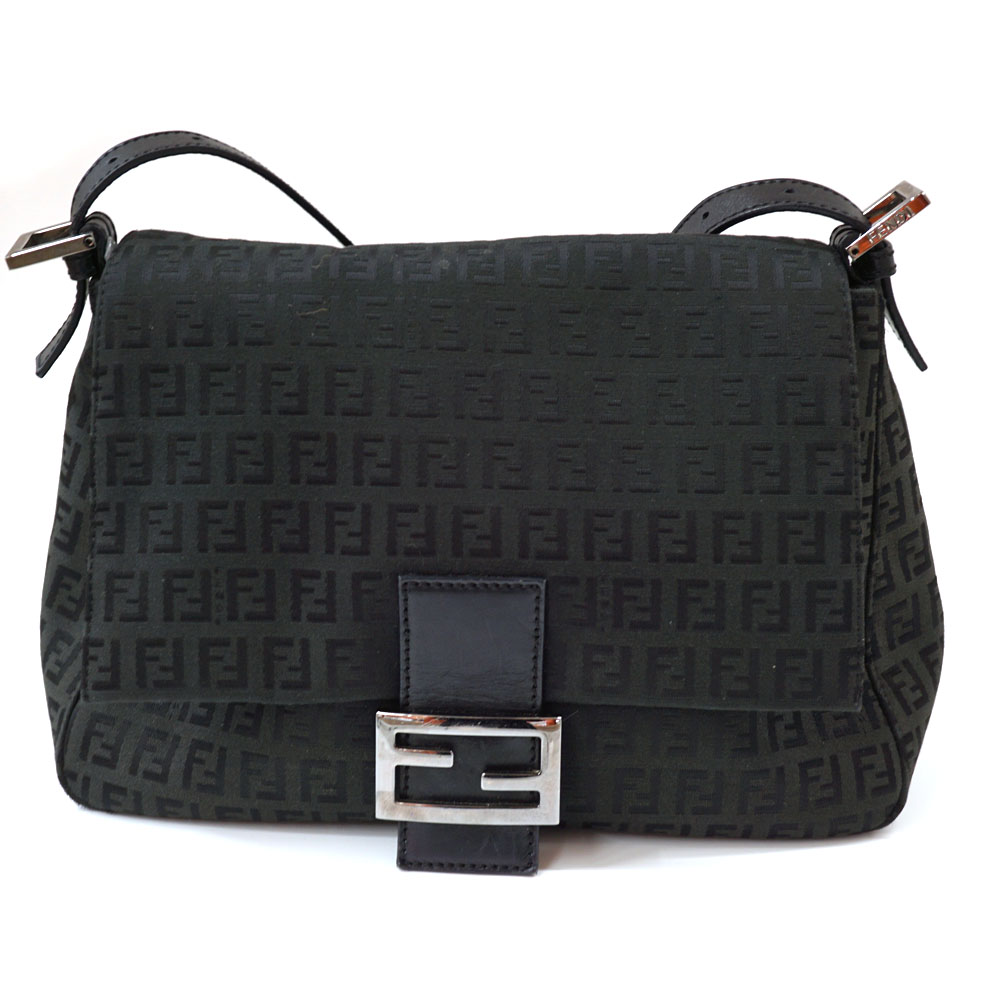 フェンディ Fendi 8BR001 マンマバケット ブラック 【中古】