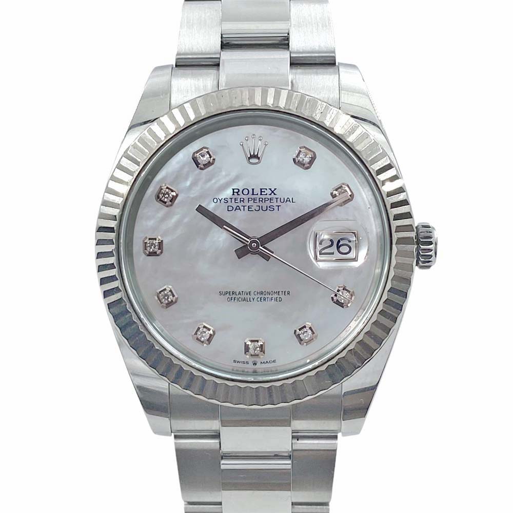 ロレックス ROLEX 126334NG デイトジャスト 41 ホワイトシェル 【中古】