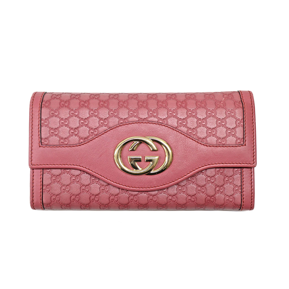 グッチ Gucci 282434 長財布 ピンク【中古】