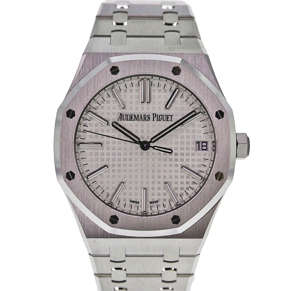 オーデマ・ピゲ Audemars Piguet 15510ST.OO.1320ST.08 ロイヤルオーク シルバー文字盤  腕時計【中古】