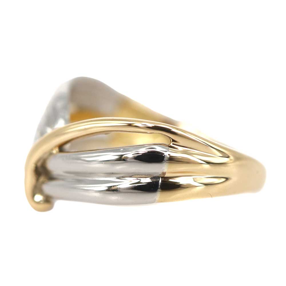 プラチナリング　Pt900 K18デザイン入り　12号 ⭐︎お値下げしました プラチナリング Pt900 K18デザイン入り 12号 ⭐︎お値下げしました