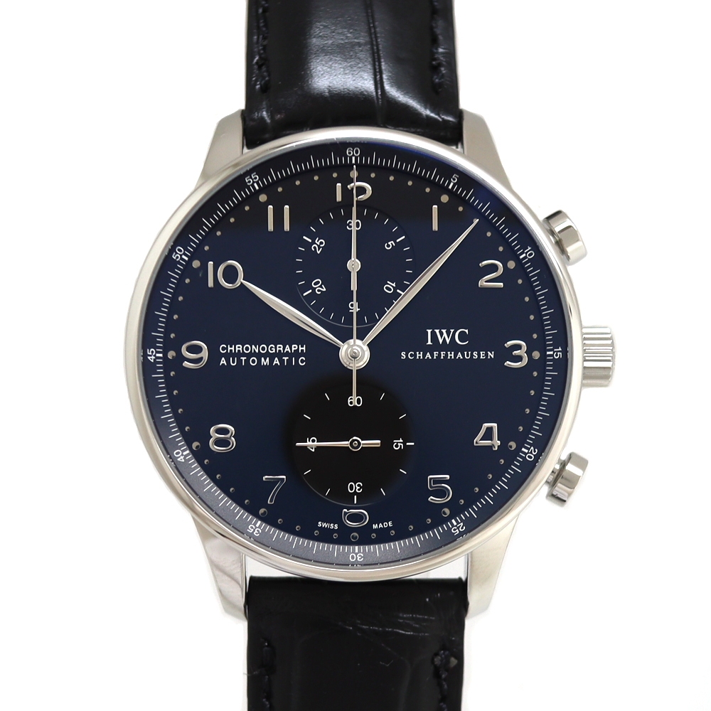 インターナショナルウォッチカンパニー Iwc IW371447 ポルトギーゼ クロノグラフ ブラック 【中古】