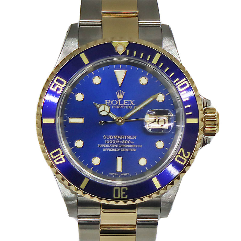 ロレックス Rolex 16613 サブマリーナーデイト ブルー【中古】